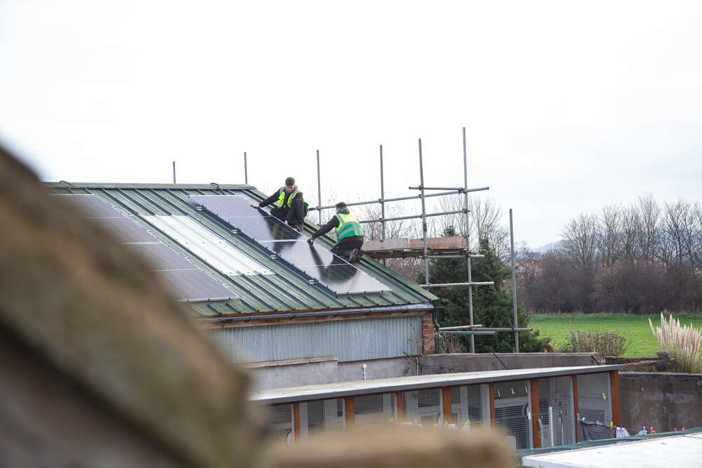 Completed residential electrical installation by ALPS Electrical