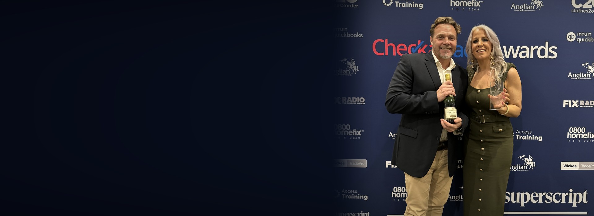 ALPS Electrical - Andy and Bella - Checkatrade Award Winners - 2024 - website-banner-right-1920x700