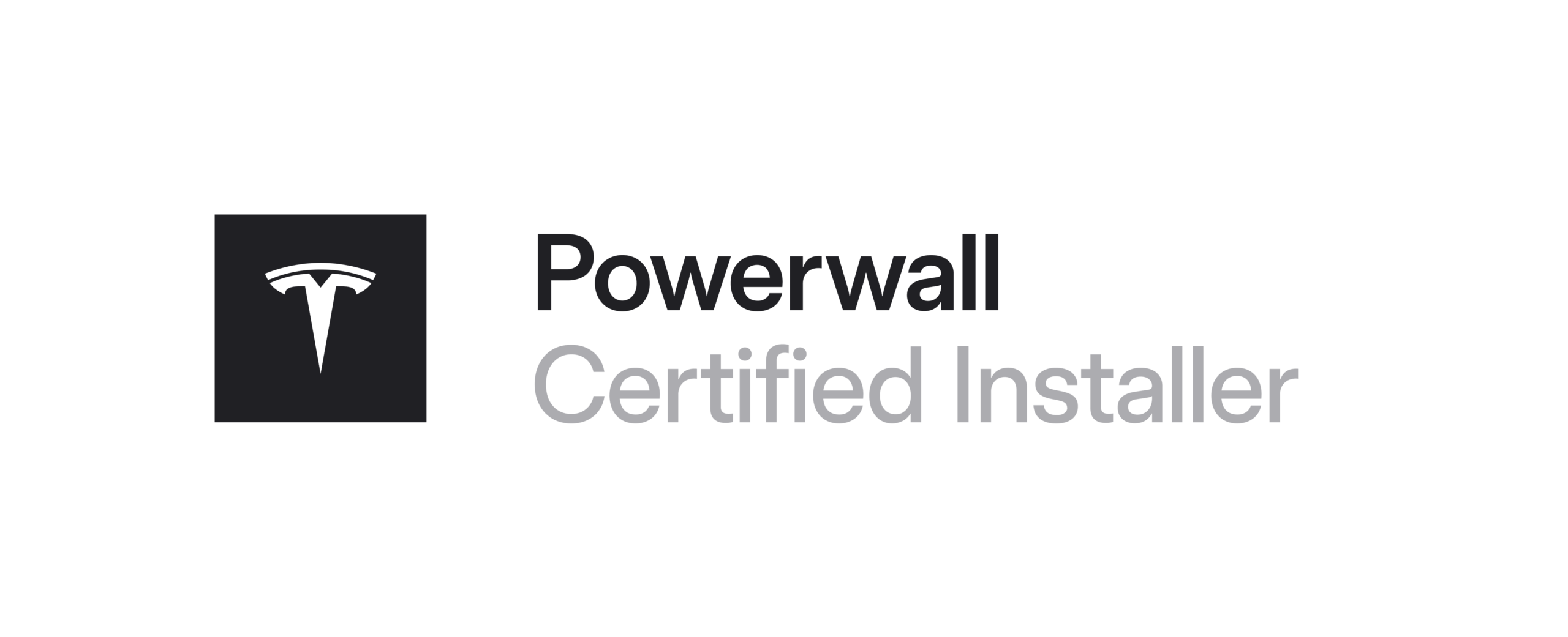 Tesla Powerwall 3 certified installer badge